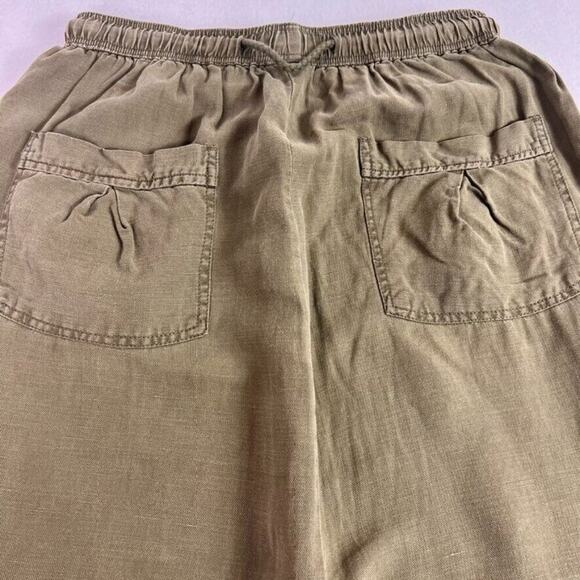 By anthropologie Pant Women Small Green Drawstring Elastic Atleisure Lightweight - Picture 10 of 16